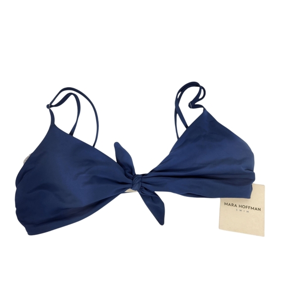 Mara Hoffman Carla Tie-Front Bikini Top - Picture 2 of 5